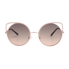 2019 Designer Directly Fashionable Cat Eye Metal Sunglasses